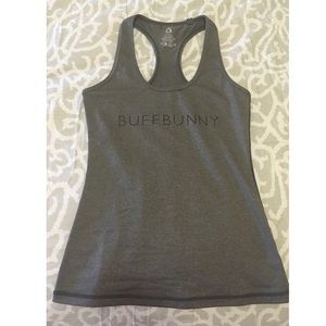 BuffBunny Gray Tank Top